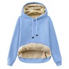 Gesean Women's Sherpa Lined Cotton Pullover Sweatshirts Fleece Hoodies Kangaroo