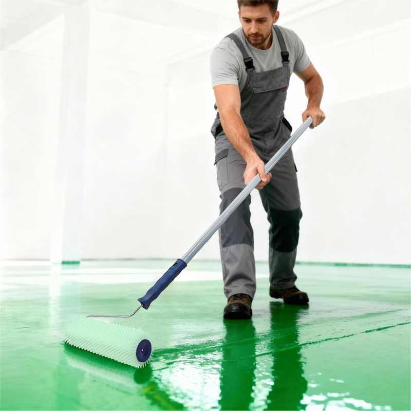 Nichiyo Floor Leveling Kit - Spiked Roller for Concrete Floors(DP-3)