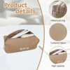 YALiya Corduroy Fabric Pencil Case Portable Storage Bag Pencil Case