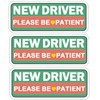 3 Pcs New Driver Car Magnet for Car, Colorful Magnetic