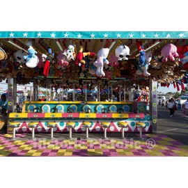 Historic Pictoric Sacramento, CA Photo - Arcade Game at The 2012 CA State Fair held in Sacramento, CA - 36in x 24in