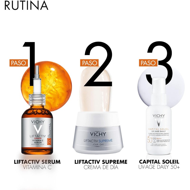 Vichy Liftactiv Sérum Vitamina C Efecto Antioxidante y Luminosidad, 20