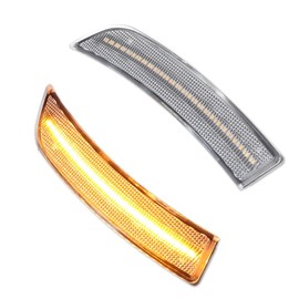 KENRTIR Front Bumper Side Marker Light for 2022 2023 2024 Toyota GR86 Subaru BRZ Clear Lens Amber LED Lamp OEM# 84411CC010 SU00309625