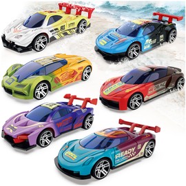 Color Changing Cars Toys Bath Toys for Ages 5-7 Pool Toys Water Toys Outdoor Toys for Kids Ages 4-8 Boys Gifts Cars Themed Party Favors Goodie Bag Stuffers Funny Gifts for Kids Sensory Die-Cast Toys