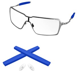 Tintart Kits de goma para auriculares y narices compatibles con Oakley Probation OO4041, Azul Oscuro, Talla unica