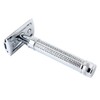 Edwin Jagger Double Edge Safety Razor With Long Handle (Blue)