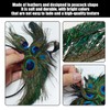 1 Piece Peacock Feather Headband, Retro Headband, Masquerade Accessories, Ele