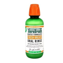 TheraBreath Dentist Recommended Fresh Breath Oral Rinse - Mild Mint Flavor fEDvxO, 16 Ounce (Pack of 4)