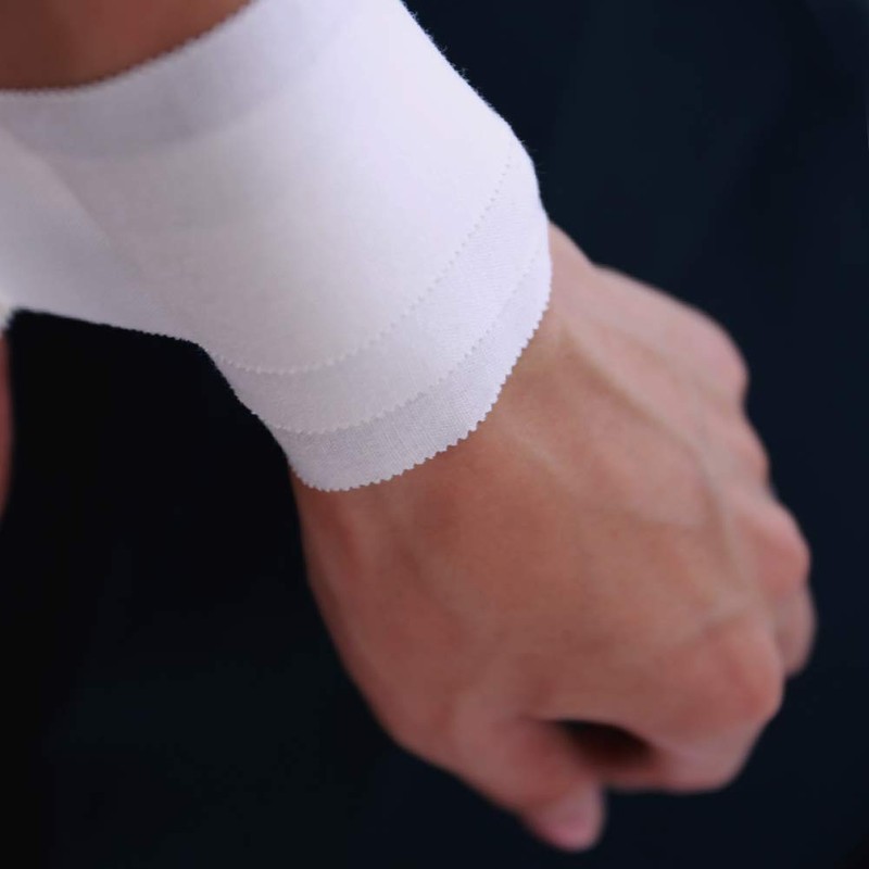 SOONGO Zinc Oxide Tape 2.5cm x 10m Black 2 Rolls