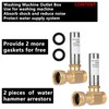 (2 Pack) Lidertik Water Hammer Arrestor for Washing Machine and