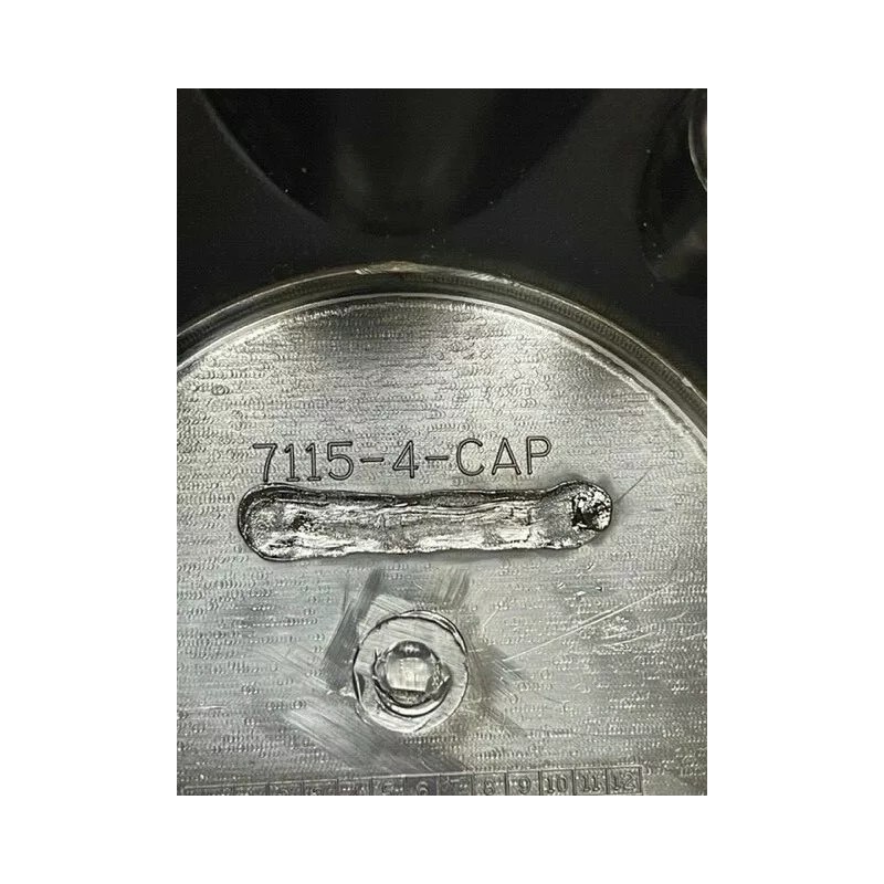 DX4 Matte Black Wheel Center Cap 5 Lug 7115-4-CAP