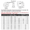 BOZONLI M3 Lifting Eye Nut 304 Stainless Steel Ring Eye