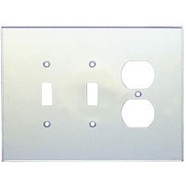 CRL Duplex Double Toggle Acrylic Mirror Plate - Clear