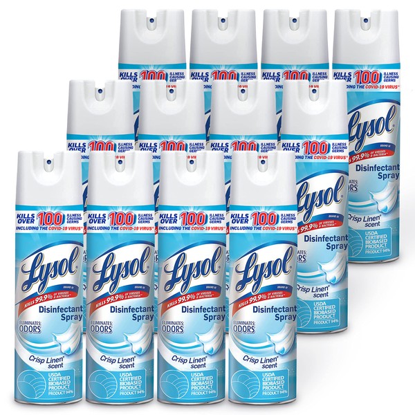 Lysol Disinfectant Spray, Sanitizing and Antibacterial Spray, For Disinfecting and
