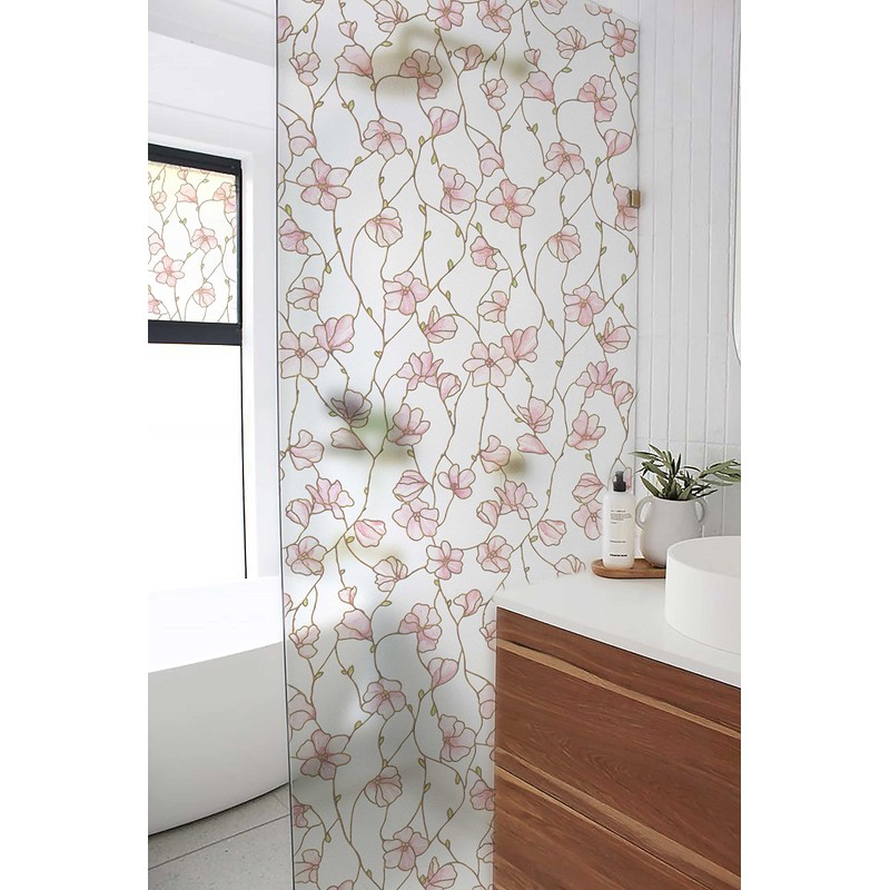 UNI Window Film Static Clings Non Adhesive 3D Stained Glass