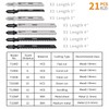 KOWOOD Jigsaw Blades Set with Case 21 Piece T-Shank Assorted