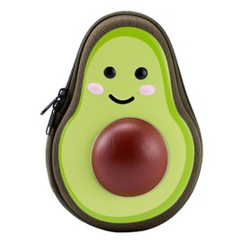 It's Academic Avocado Pencil Case School Supply Bag with Mesh Pocket, Cute Design