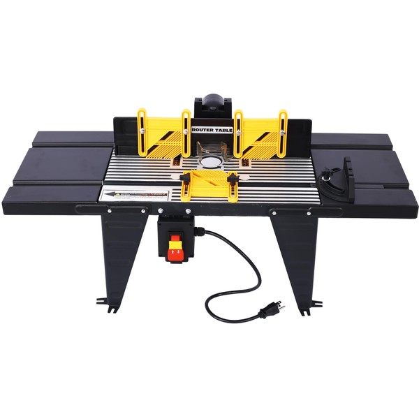 ESPIDOO Benchtop Router Table Woodworking Tool: Aluminum Alloy & Steel