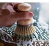 Bamboo Naturals Mini Scrub Brush, Made of Sustainable Bamboo and