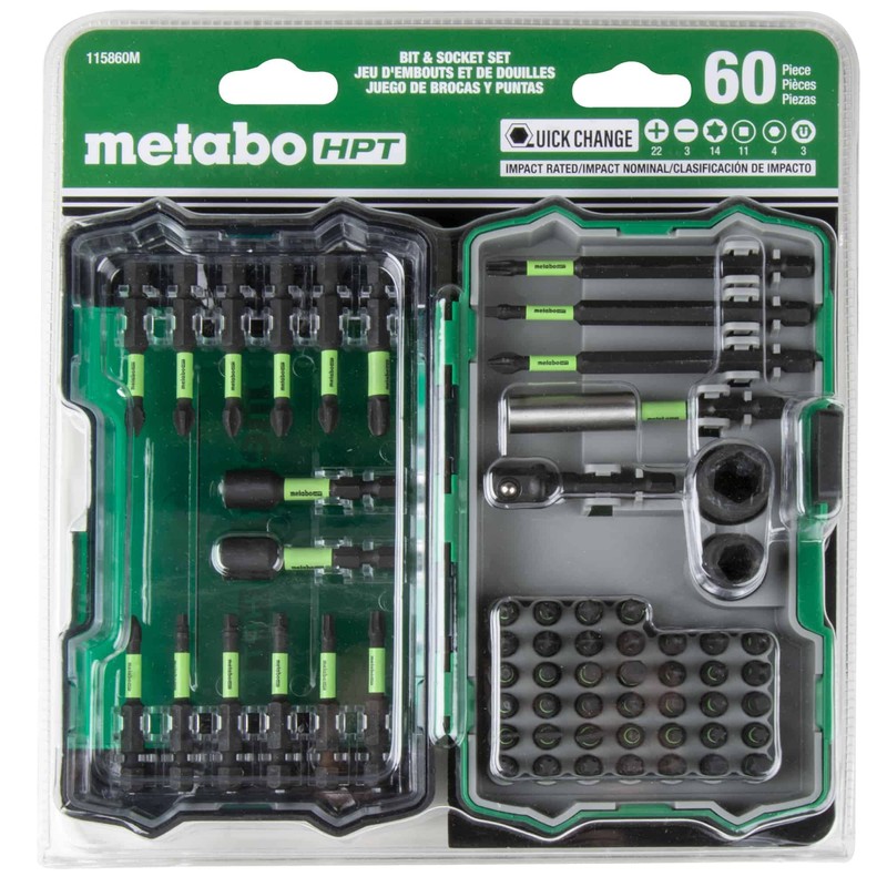 Metabo HPT Impact Driver Bit Set (60-Piece)