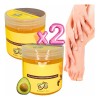 2pzs Exfoliante Para Pies Suaviza Resequedad Elimina Callo F