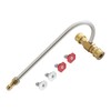 Pressure Washer Gutter Cleaner Attachment with Pressure Washer Nozzle Tips,
