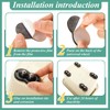 Leumoi 16 Pcs Self Adhesive Caster Wheels Appliance Rollers Appliances