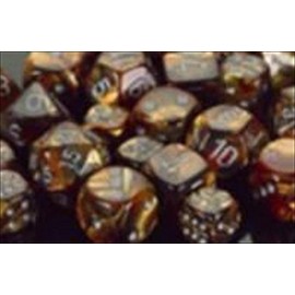Chessex Lustrous™ Gold w/Silver 16 mm W6 Pack of 12