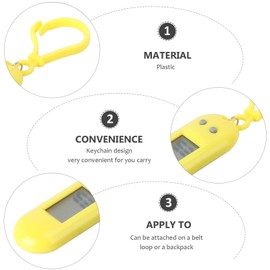 UKCOCO 12 Pcs Digital Pocket Watch Men's Pocket Watches Mens Key Chains Keychains Keychain Watch Pendant Clock Digital Watch Simple Carabiner Man Kid Clock Stocking Stuffers