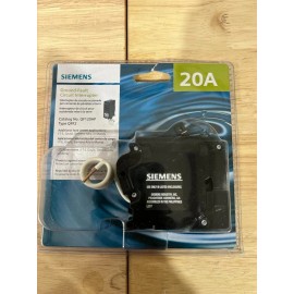 Siemens QF120AP 1 Pole 20 Amp Type QPF2 GFCI Circuit Breaker.