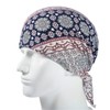 Qianmome Durag - Gorro de algodón para motociclista, diseño de