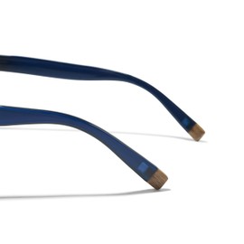 Peepers by PeeperSpecs Men's Wilder Square Reading Glasses, Navy, 2.50 + 2.5