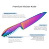 Rainbow Knives Block Set 7 Pieces, Iridescent German High Carbon