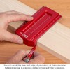 Woodpeckers Saddle T-Square, 12 Inch, Wraps Around Work Edge, USA