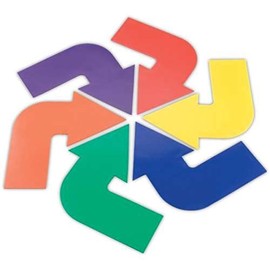 US Games Curved Arrow Markers Set of 6