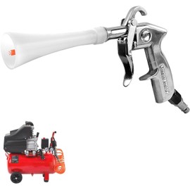 Compressed Air Cleaning Gun, 6-9 Bar Compressed Air Gun, Aluminium Alloy + PE Blow Gun Compressed Air, High Pressure Air Gun, for Washing Cars and Floors