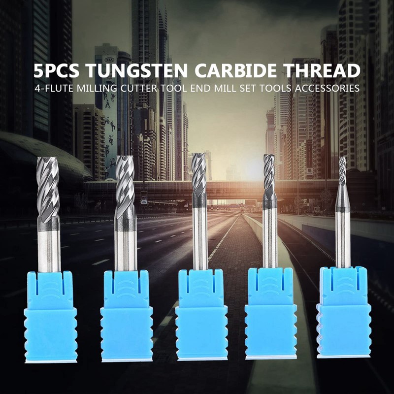5 Pieces Mill Cutting Tools 4 Proxxon Milling Cutter Carbide
