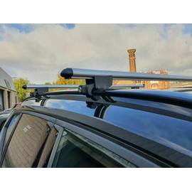 Catch USA 48’’ (120cm) Universal Adjustable Aluminum Roof Rack Cross Bars for Rooftop Cargo Carrier Luggage Kayak Canoe Bike Snowboard