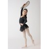 Eballerina Practice Lace Glitter Fan Sense Strainer (Yellow)