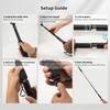uconsmimo 36 inch Retractable Selfie Stick+Tripod Mount for DJI Osmo