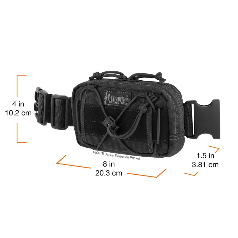 Maxpedition Janus Extension Pocket (Black)