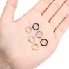 Tornito 6Pcs 18G-16G-14G Stainles Steel Septum Clicker Ring Seamless Lip