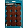 1-1/2 in. Brown Heavy-Duty Self-Adhesive Felt Pads (24-Pack)