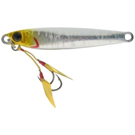 JACKALL Metal Jig, Raspateen, TG, 3.0 inches (76 mm), 2.8 oz (80 g), Cirrus Silver/Magma Wave Holo Lure