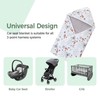 Miracle Baby Car Seat Blanket for Babies, Minky Dot Carseat