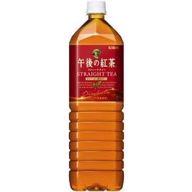 KIRIN Afternoon Tea Straight Tea 1.5L (50.72 fl.oz.) PET bottle (Pack of 4) - MADE IN JAPAN