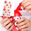 Ugaaiya Tips Uñas Navidad Postizas Adheribles Kawaii Decoradas