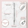 Armiz Cuticle Pusher with Fork- Dual-Ended Stainless Steel Nail Tools