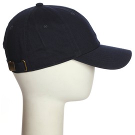 I&W Hatgear Customized Letter Intial Baseball Hat A to Z Team Colors, Navy Cap White Gold Letter B