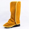 Uadme Welder Shoe Protector, 1 Pair Leather Welding Spats Flame